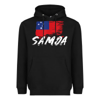 Black samoan gifts   somoan flag t shirt Heavyweight Hoodie - longCreatives