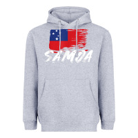 Heather Grey samoan gifts   somoan flag t shirt Heavyweight Hoodie - longCreatives