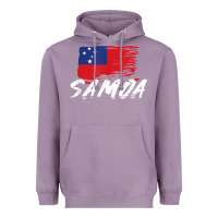 Lavender samoan gifts   somoan flag t shirt Heavyweight Hoodie - longCreatives