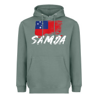 Sage samoan gifts   somoan flag t shirt Heavyweight Hoodie - longCreatives