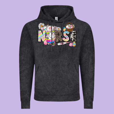 Easter Nurse  Easter Day Vintage Hoodie Designed By Cowgirlartshop