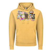 Vintage Mustard Easter Nurse  Easter Day Vintage Hoodie - CowGirlArtShop