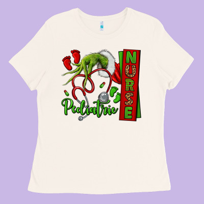 Christmas Character Ladies Tee Designed By Nancycooperartshop