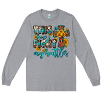 Heather Grey this is how i fight my battles Long Sleeve Tee - OliviaCreatesArt