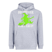 Heather Grey witches saying broom hair dont care halloween camper joke Heavyweight Hoodie - longCreatives