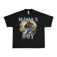 Black Mama's Boy western Cowboy boots cactus Urban Heavy Tee - HowdyJamesFarm