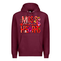 Burgundy Mis Steal Your Heart Premium Hoodie - CowhideDigitalArt