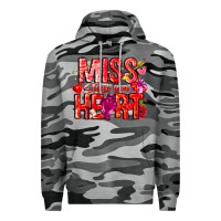 Slate Camo Mis Steal Your Heart Premium Hoodie - CowhideDigitalArt