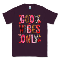 Plum Good vibes only Valentine's Day Classic Tee - HowdyJamesFarm
