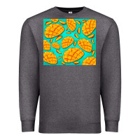Charcoal Heather mango Premium Sweatshirt - BarkalooDesign