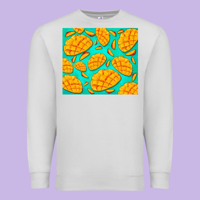 Mango Premium Sweatshirt Designed By Barkaloodesign
