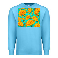 Ocean Blue mango Premium Sweatshirt - BarkalooDesign
