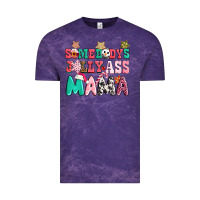 Cloud Purple somebody jolly ass mama pink christmas Vintage Tee - CowGirlArtShop