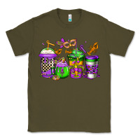 Army Green mardi gras crawfish coffee Classic Tee - Jasminsmagicworld