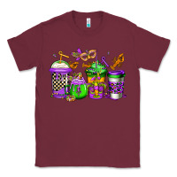 Burgundy mardi gras crawfish coffee Classic Tee - Jasminsmagicworld