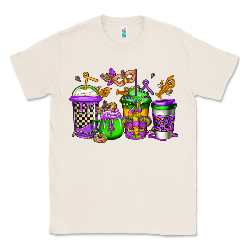 Mardi Gras Crawfish Coffee Classic Tee by Jasminsmagicworld | Teevron