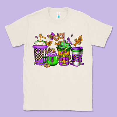 Mardi Gras Crawfish Coffee Classic Tee Designed By Jasminsmagicworld