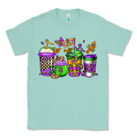 Seafoam mardi gras crawfish coffee Classic Tee - Jasminsmagicworld