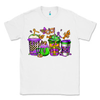 White mardi gras crawfish coffee Classic Tee - Jasminsmagicworld