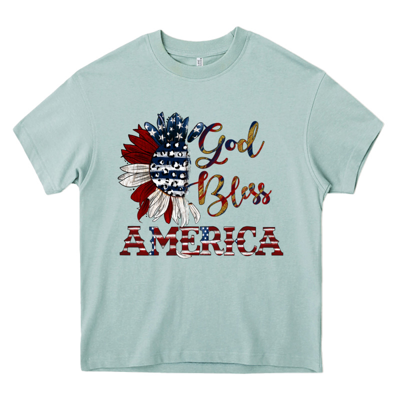 God Bless America Heavy Core Tee by JahusDesignShop | Teevron