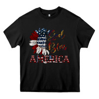 Black god bless america Heavy Core Tee - JahusDesignShop