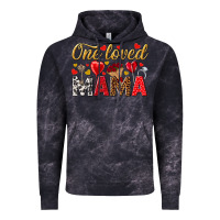 Cloud Black One loved mama valentines day Vintage Hoodie - HowdyJamesFarm