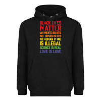 Black Black Lives Matter List Heavyweight Hoodie - longCreatives