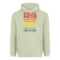 Matcha Black Lives Matter List Heavyweight Hoodie - longCreatives