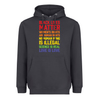 Smoke Black Lives Matter List Heavyweight Hoodie - longCreatives