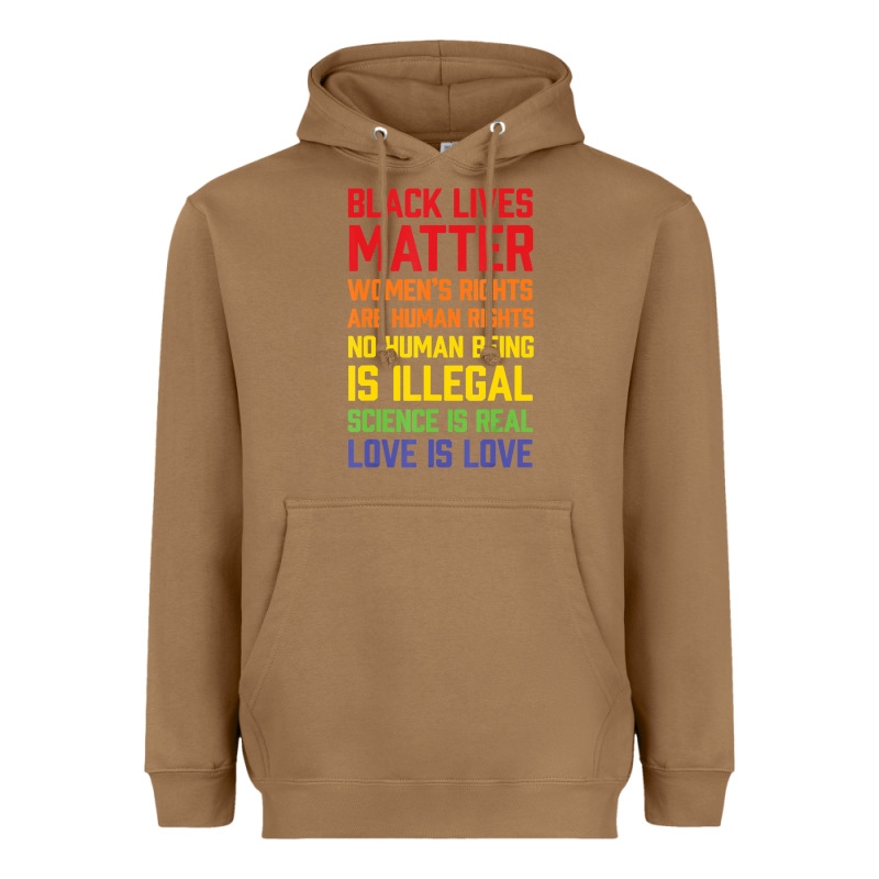 Black Lives Matter List Heavyweight Hoodie by longCreatives | Teevron