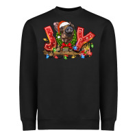 Black joy pig Heavyweight Sweatshirt - LillyAllenDesigns