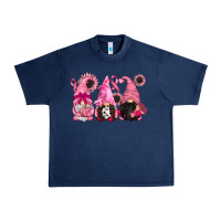 Navy breast cancer gnomes Urban Heavy Tee - CowGirlArtShop