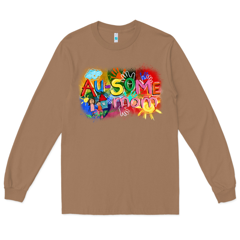 Au-some Mom Autism Long Sleeve Tee by FaDigitalArtStudio | Teevron