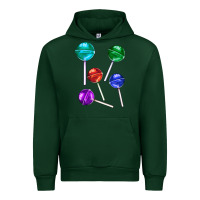 Forest Green lollipops Urban Hoodie - AdoDesignShop