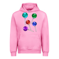 Fuchsia Pink lollipops Urban Hoodie - AdoDesignShop