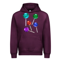 Mauve Wine lollipops Urban Hoodie - AdoDesignShop