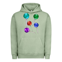 Pigment Oil Green lollipops Urban Hoodie - AdoDesignShop