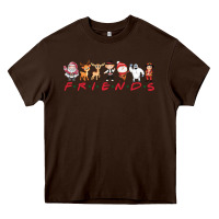 Chocolate Brown Friends Heavy Core Tee - Bettercallsaul