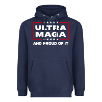 Navy proud ultra maga Heavyweight Hoodie - longCreatives