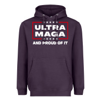 Plum proud ultra maga Heavyweight Hoodie - longCreatives