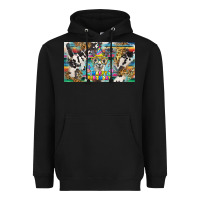 Black happy birthday alpaca blue cup Heavyweight Hoodie - BarkalooDesign