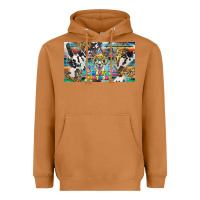 Meerkat happy birthday alpaca blue cup Heavyweight Hoodie - BarkalooDesign