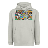 Moon Dust happy birthday alpaca blue cup Heavyweight Hoodie - BarkalooDesign