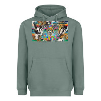 Sage happy birthday alpaca blue cup Heavyweight Hoodie - BarkalooDesign