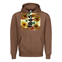 Chestnut juneteenth 1865 sunflowers Zipper Hoodie - Artiststas