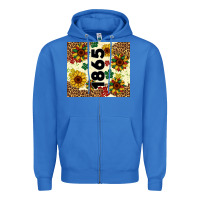 True Royal juneteenth 1865 sunflowers Zipper Hoodie - Artiststas