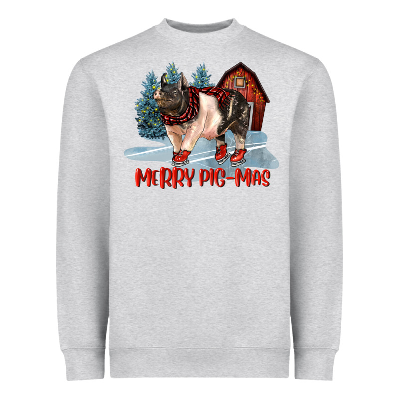 Merry Pigmas Heavyweight Sweatshirt by LillyAllenDesigns | Teevron