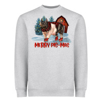 Heather Grey merry pigmas Heavyweight Sweatshirt - LillyAllenDesigns
