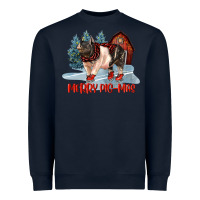 Navy merry pigmas Heavyweight Sweatshirt - LillyAllenDesigns