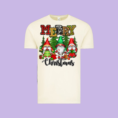 Merry Christmas Gnomes Vintage Tee Designed By Cowgirlartshop